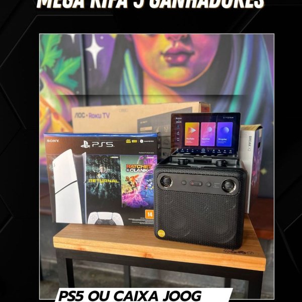 Ganhador Escolhe entre PS5 ou Caixa Karaoke!! 